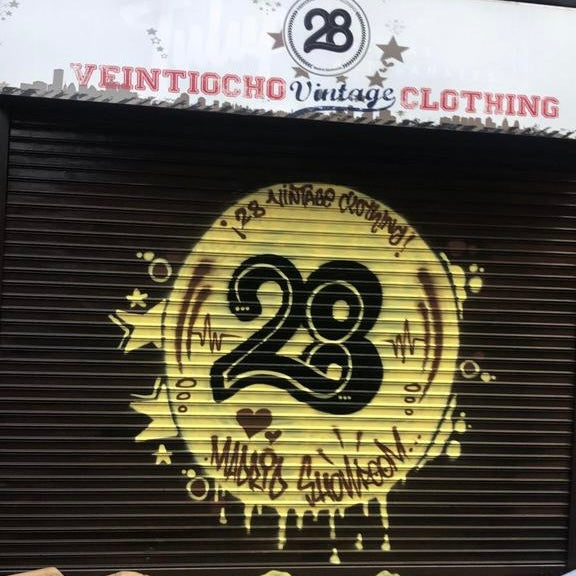 Graffiti en tienda madrid