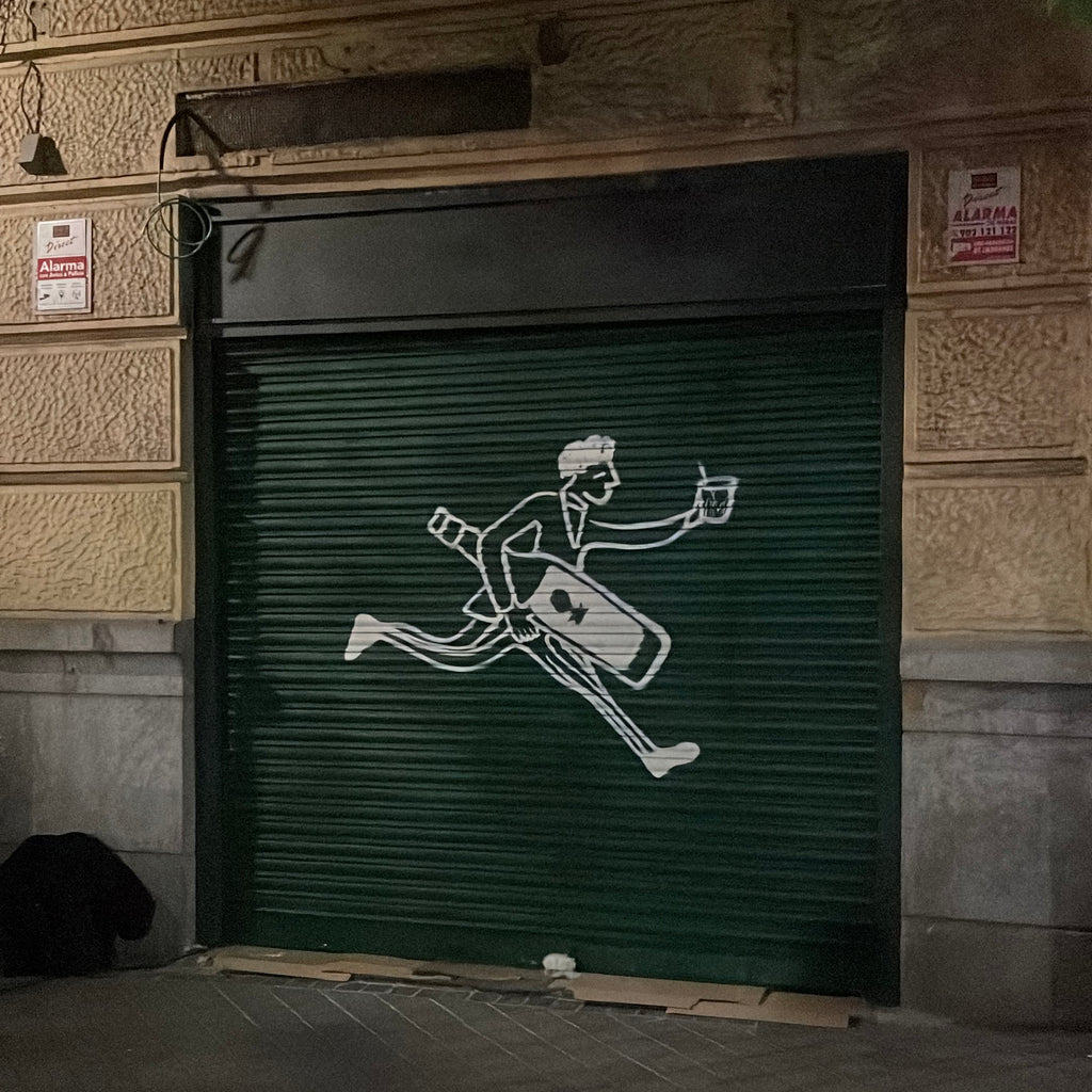 Graffiti en bar mexicano