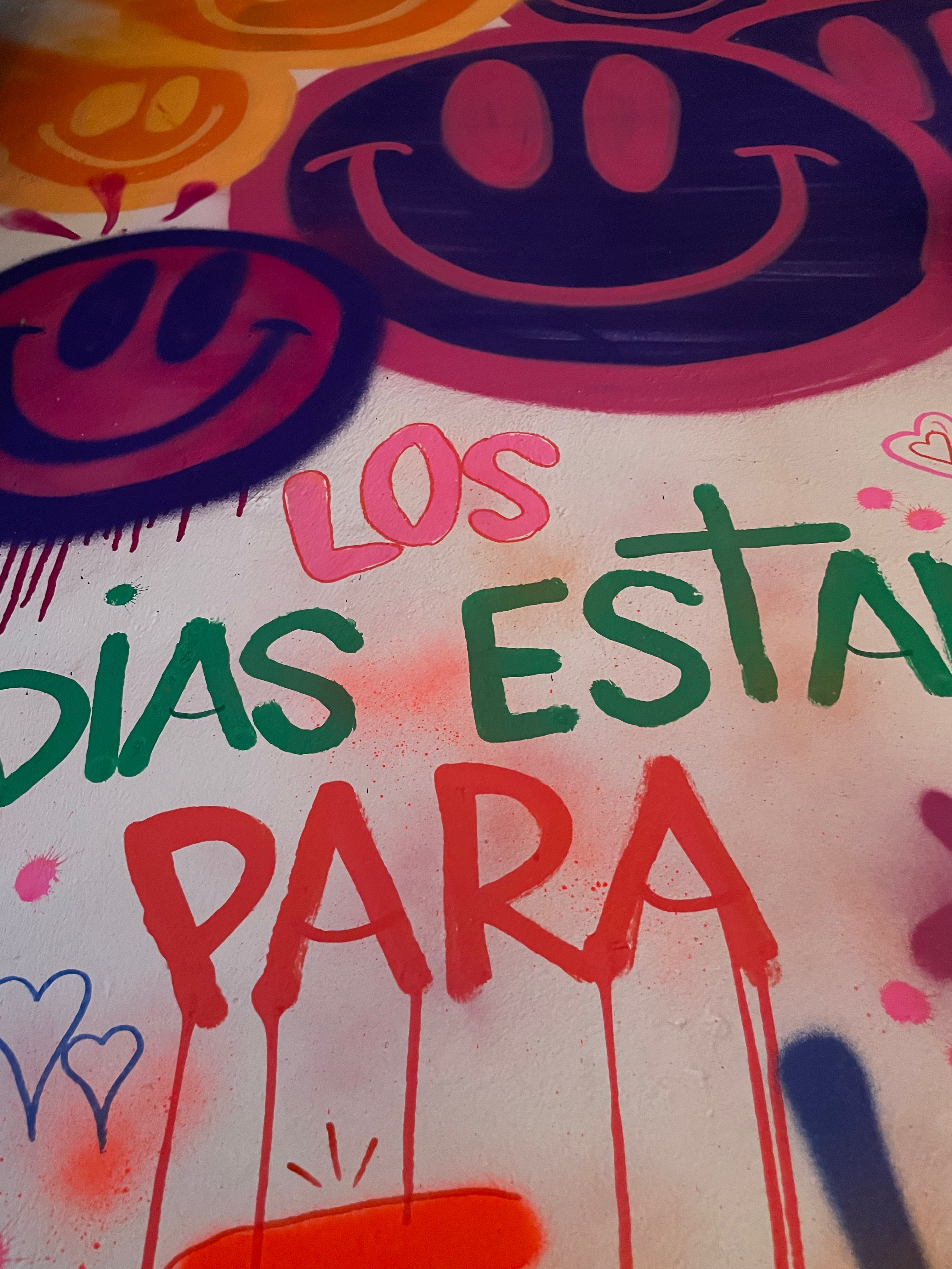 Diseño Interior Restaurante Madre Mía: Graffiti Vandal y Neón | Madrid Río