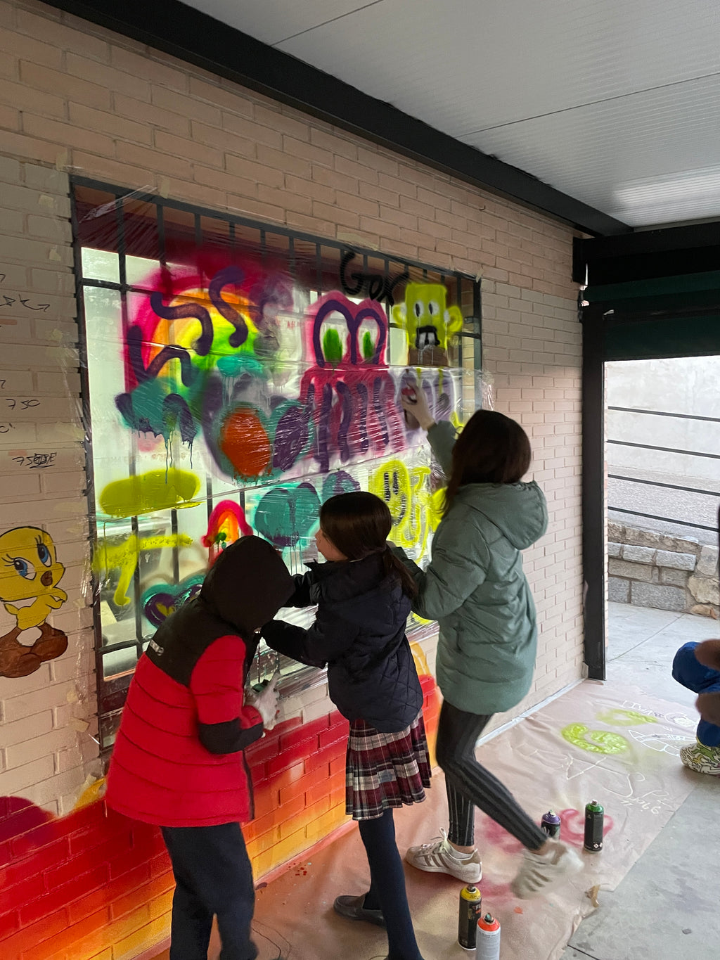 Taller de Graffiti Educativo en Colegio Venturada | Actividad Escolar Madrid