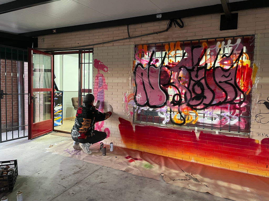 Taller de Graffiti Educativo en Colegio Venturada | Actividad Escolar Madrid