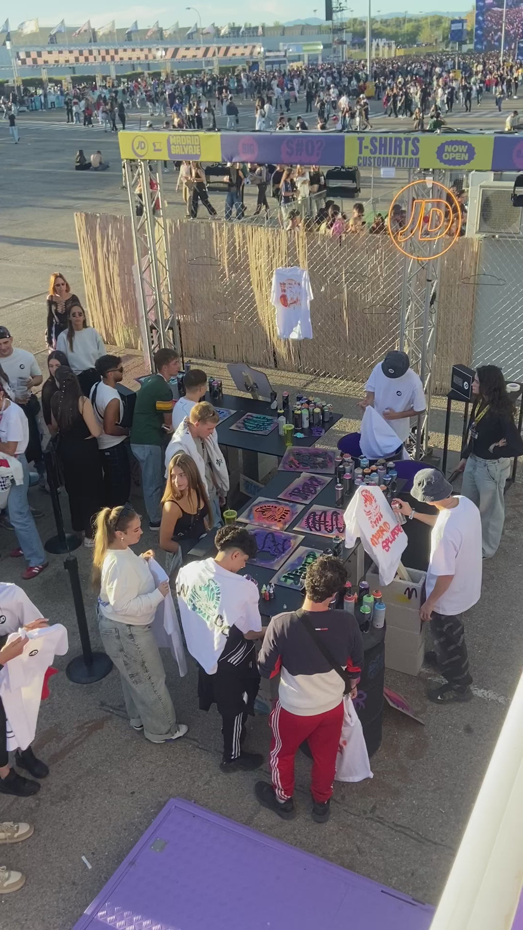 Activación de Marca JD Sports x Madrid Salvaje - Custom Lab | 2024