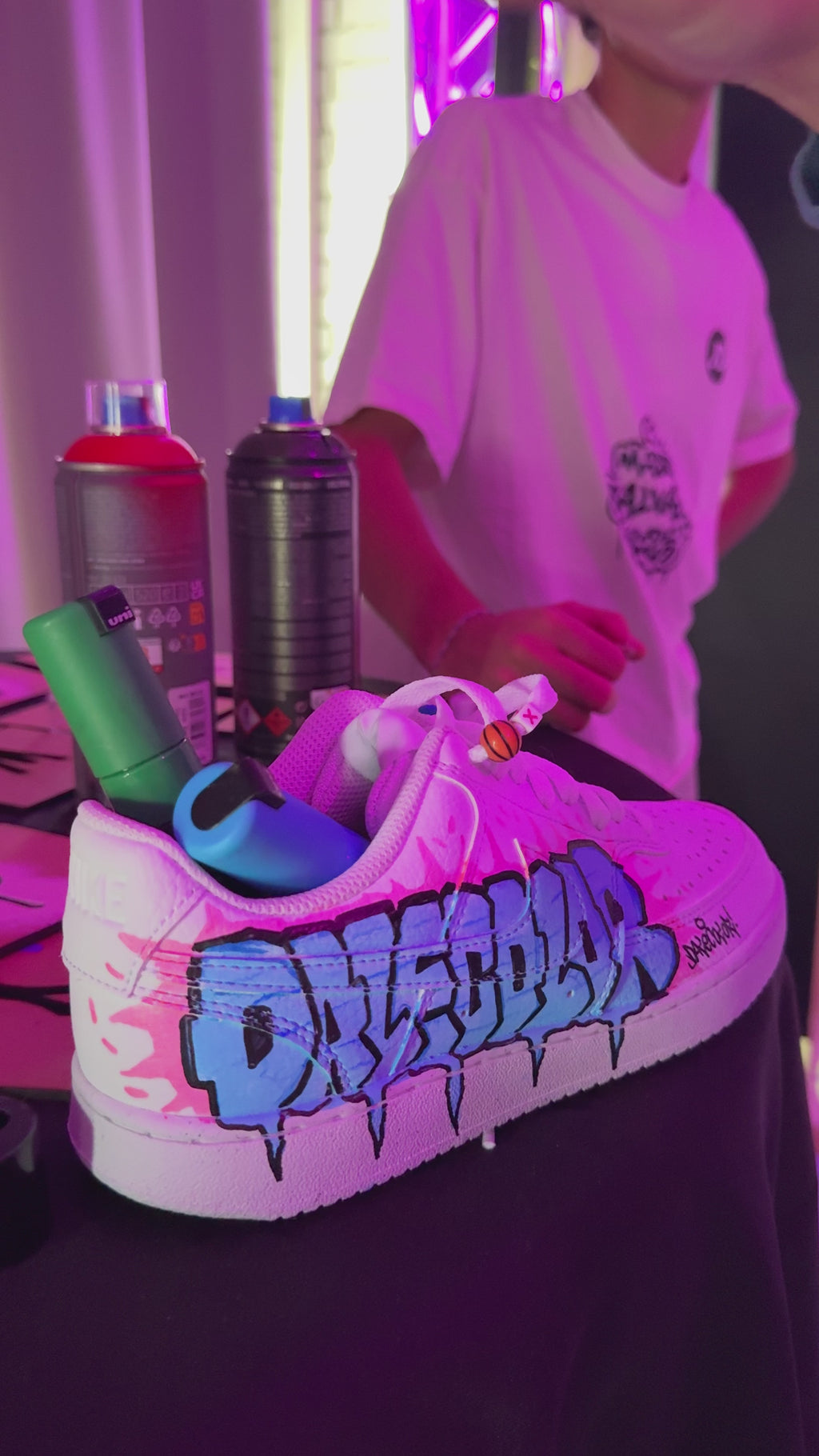 Activación JD Sports: Custom Sneakers y Graffiti Colaborativo | Madrid