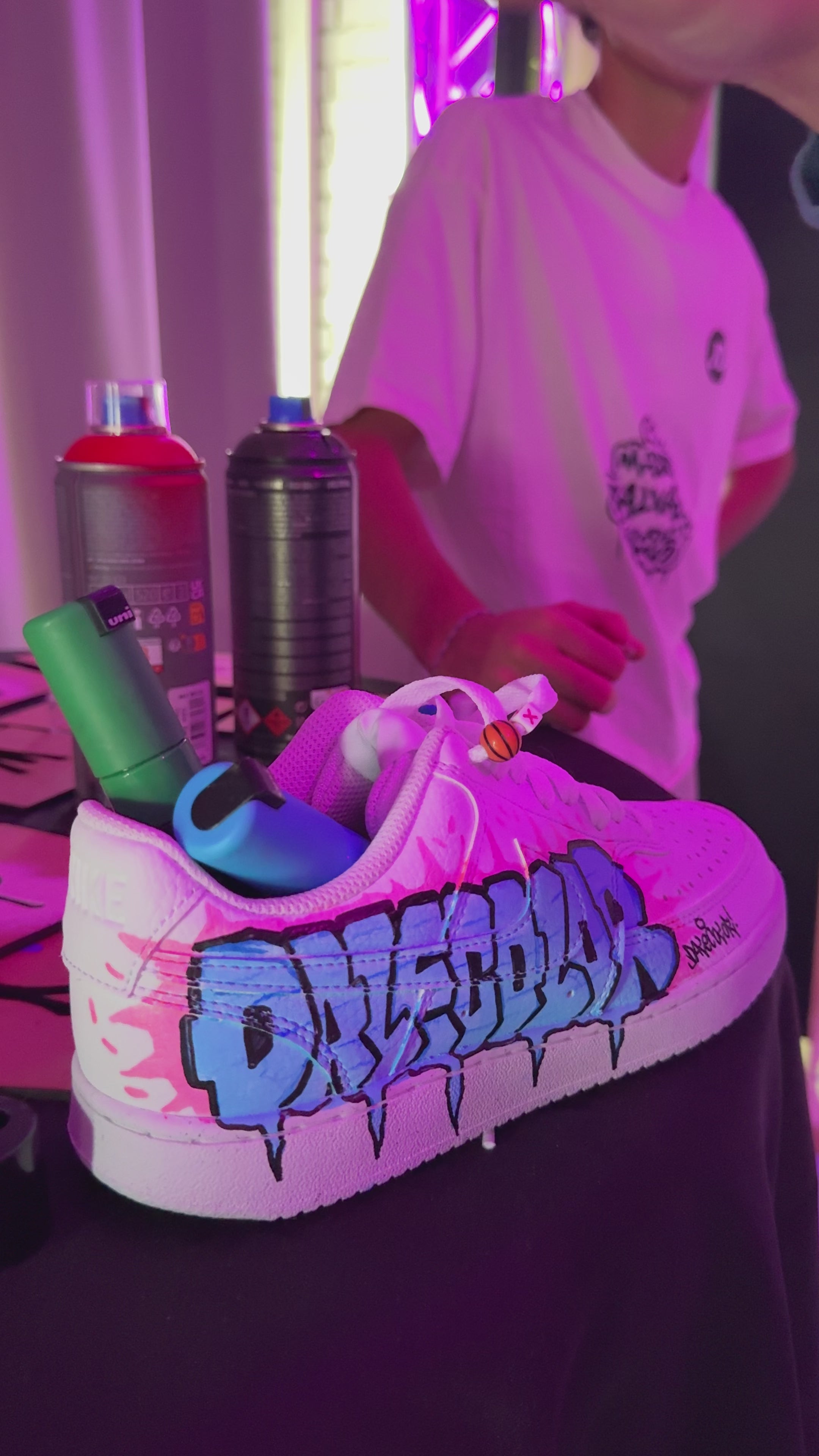 Activación JD Sports: Custom Sneakers y Graffiti Colaborativo | Madrid