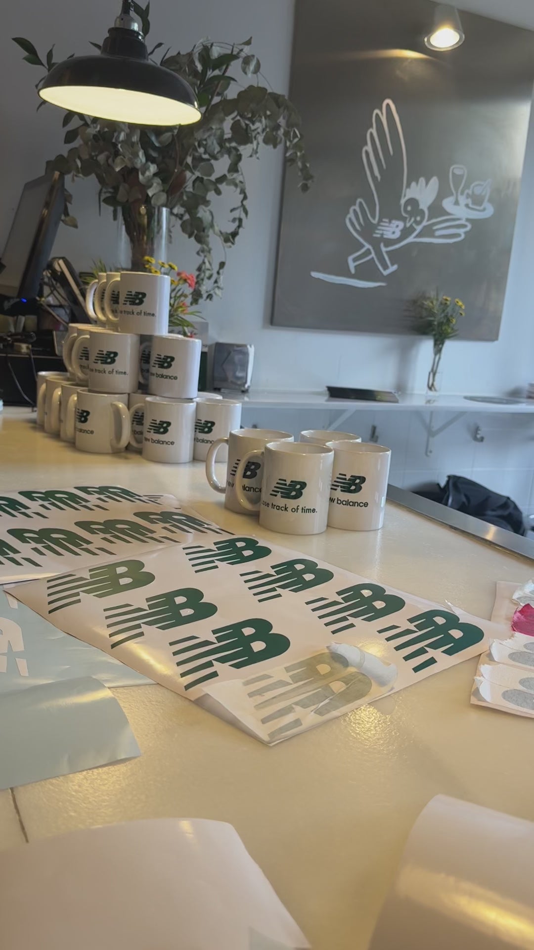 Producción para Eventos: Activación New Balance | Vinilos y Merchandising